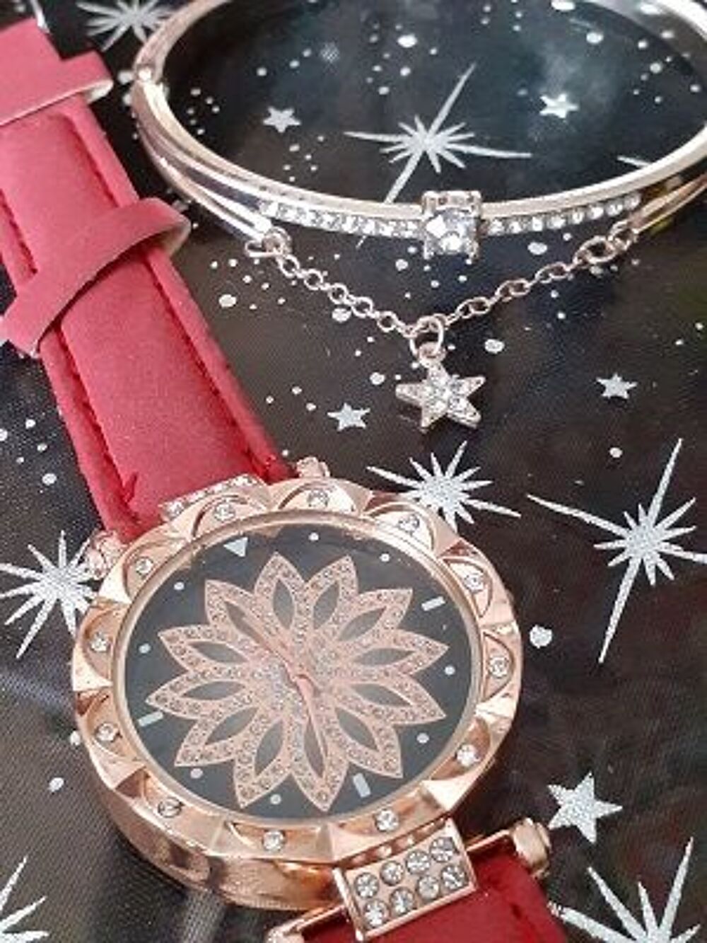 Coffret montre Quartz et Bracelet Bijoux et montres