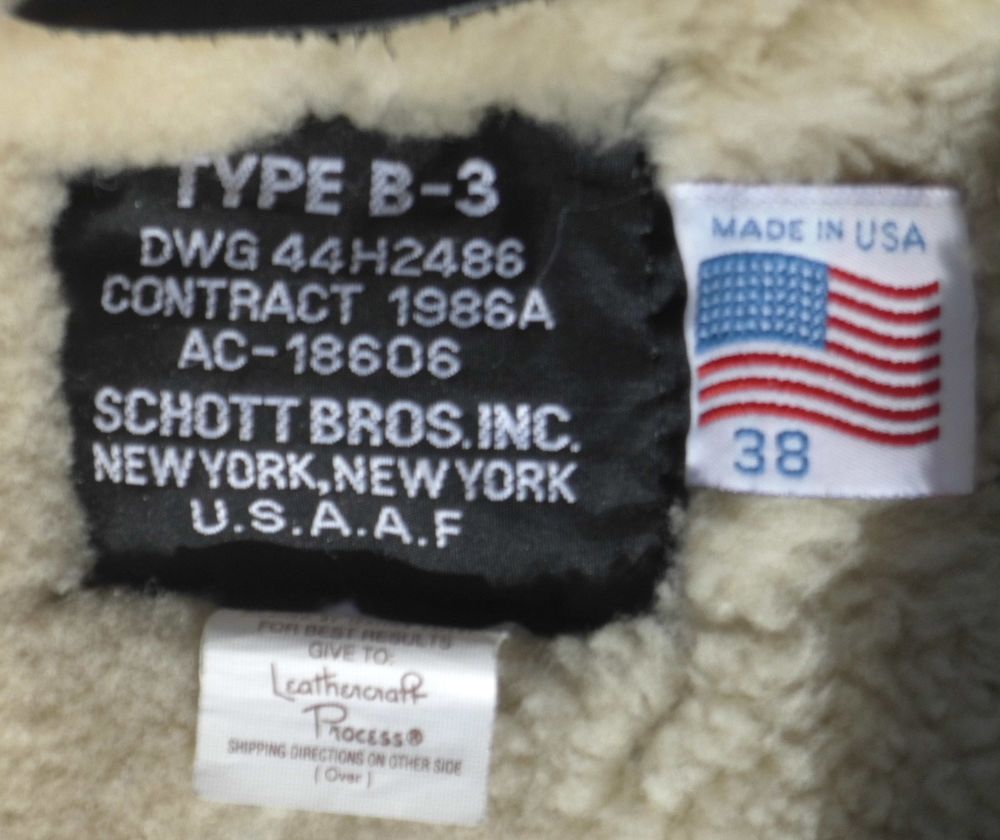 BLOUSON CUIR US AIRFORCE Vêtements