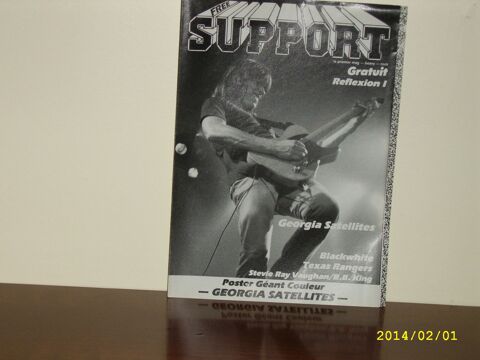 Support N�4 - Poster-Mag Avec Georgia Satellites, Blackwhite 3 Angers (49)