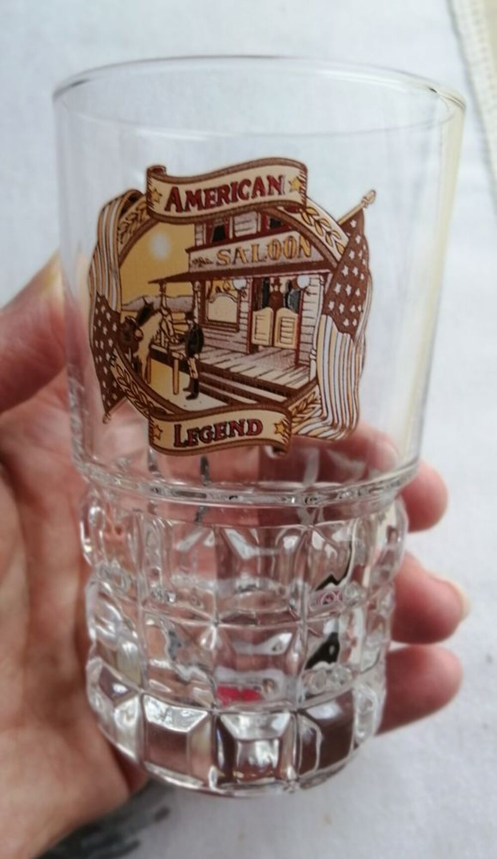 VERRE A WHISKY "AMERICAN LEGEND" Décoration