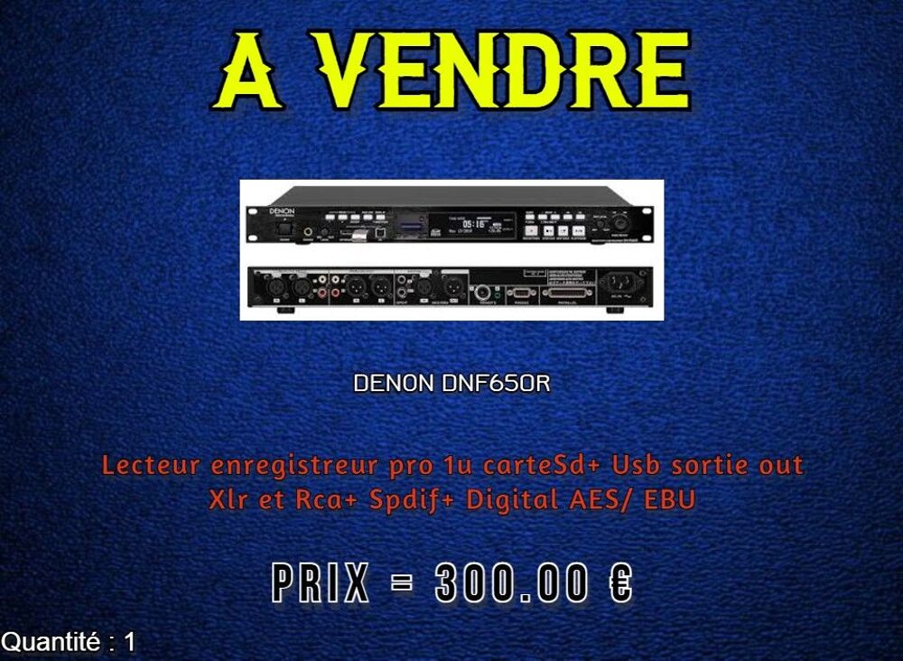 DNF650R Audio et hifi