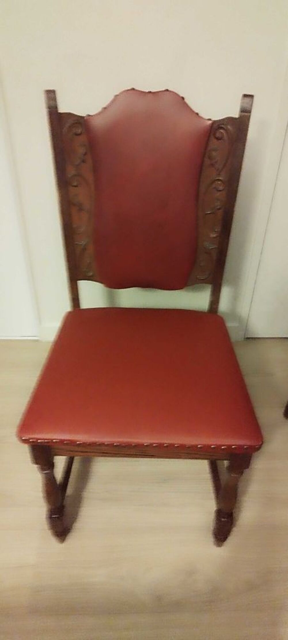 . Ensemble de 6 CHAISES De SALLE &agrave; € Manger Meubles