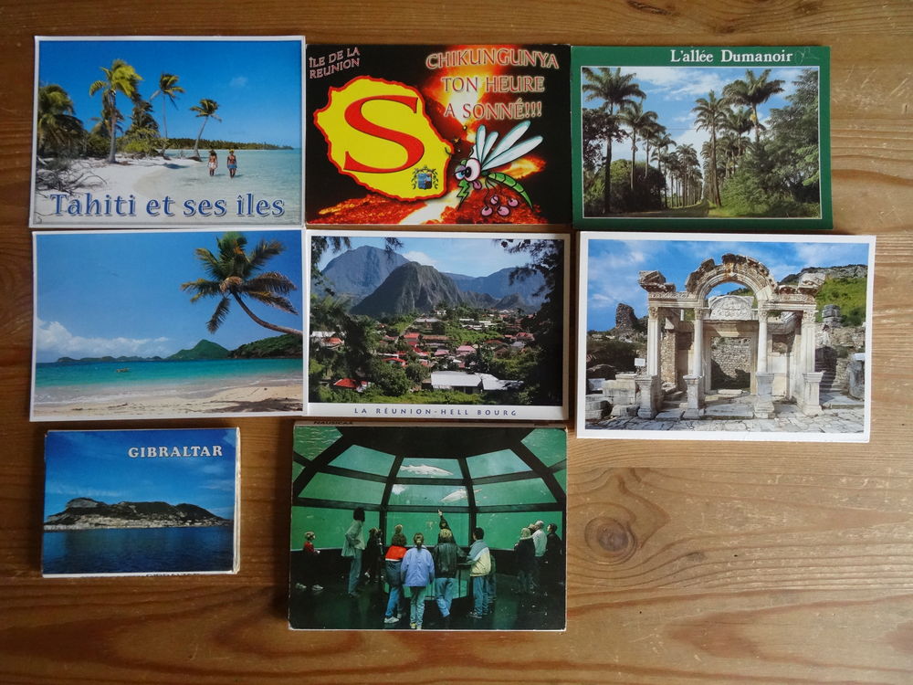 cartes postale de 12 pays 