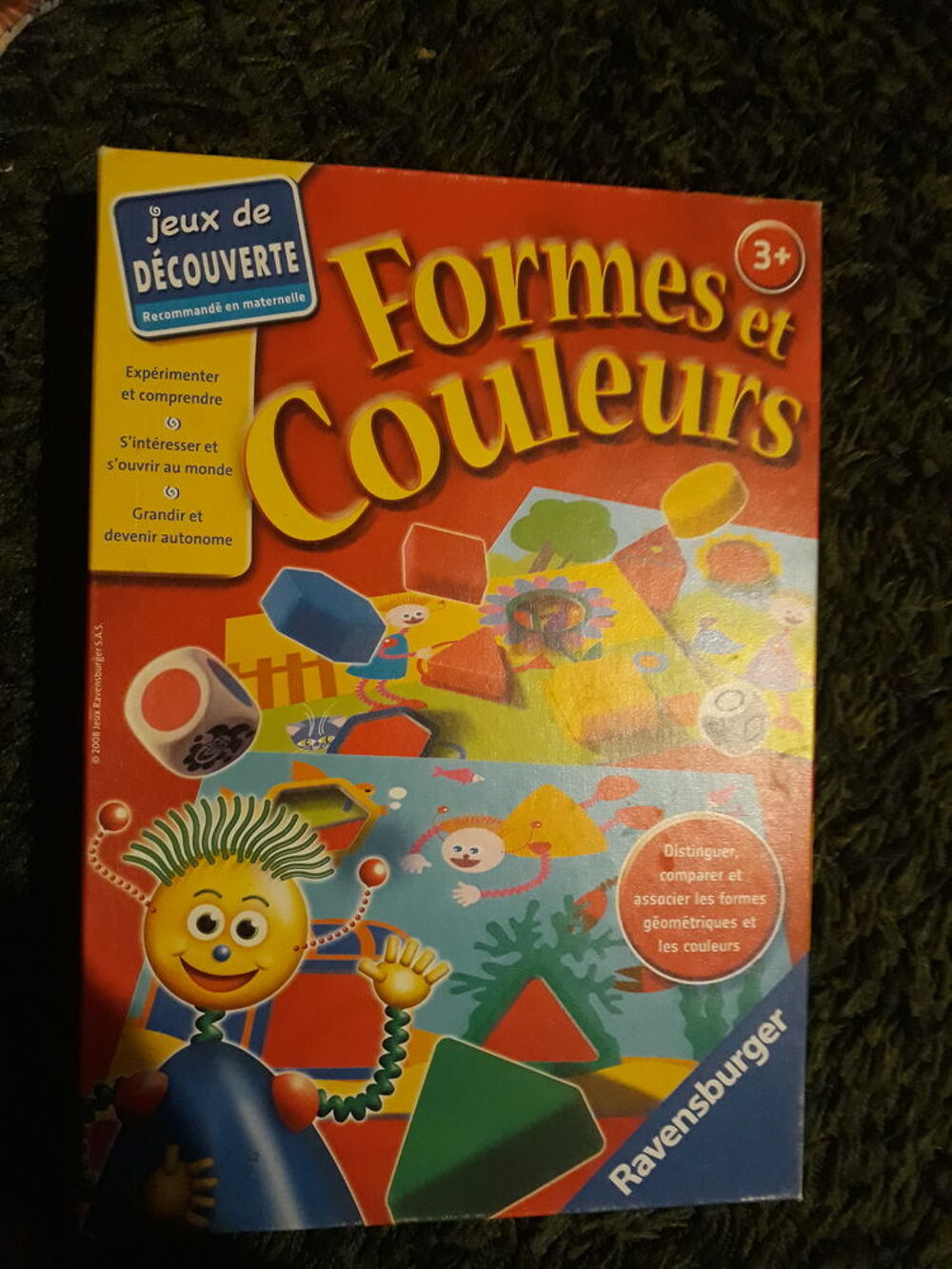 Jeu de d&eacute;couverte FORME ET COULEUR Jeux / jouets