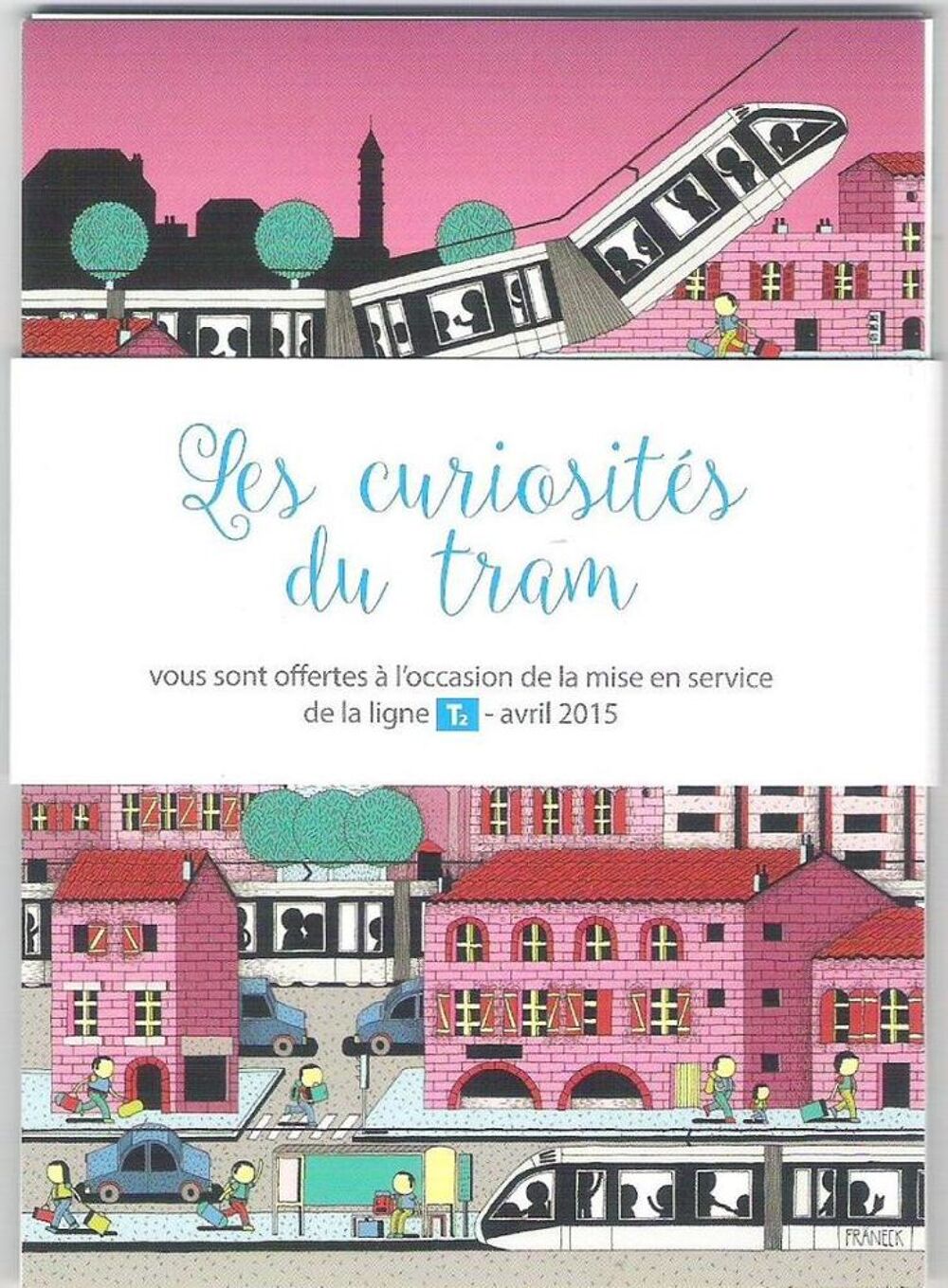 Cartes postales "Les curiosit&eacute;s du tram" (lot de 6) 