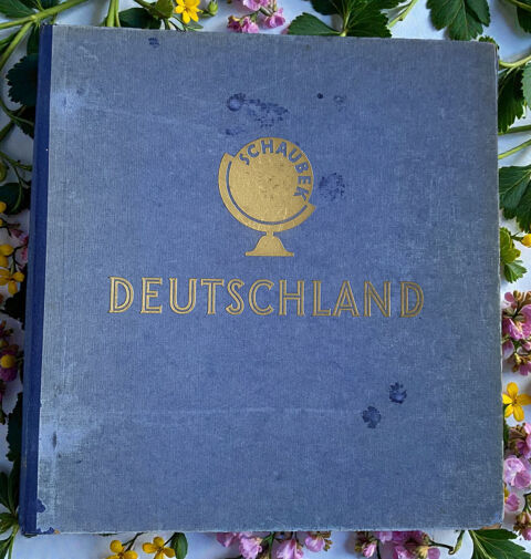 Gros album-classeur allemand SCHAUBEK pour timbres (vide) 35 Livernon (46)