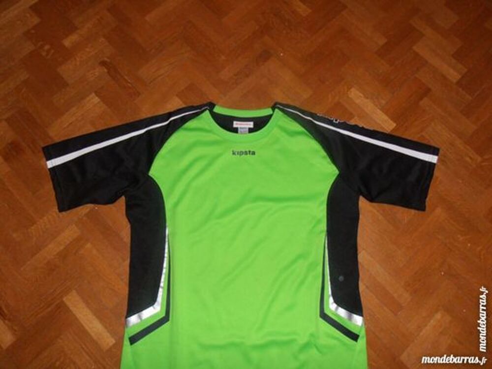 Tee-shirt vert et noir (V5) Sports