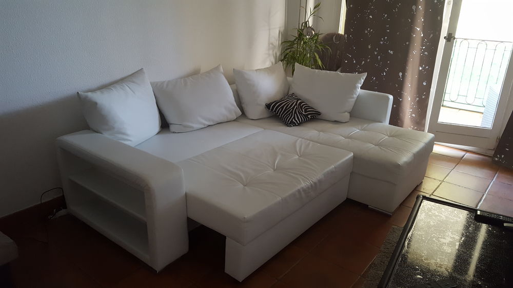 Canap&eacute; d'angle simili cuir Meubles