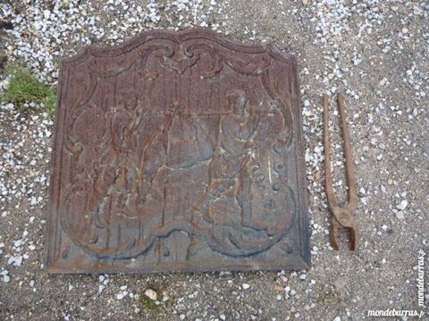 Plaque de cheminée/barbecue/forgeron,forge 75 Castres (81)