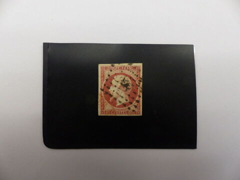 TIMBRE  NAPOLEON  17  Ad  ( vermillonné )  COTE  650 €
100 Le Havre (76)