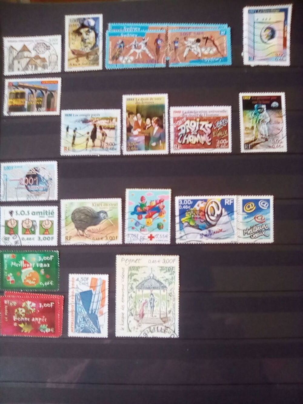 Timbres France 2000 obli
