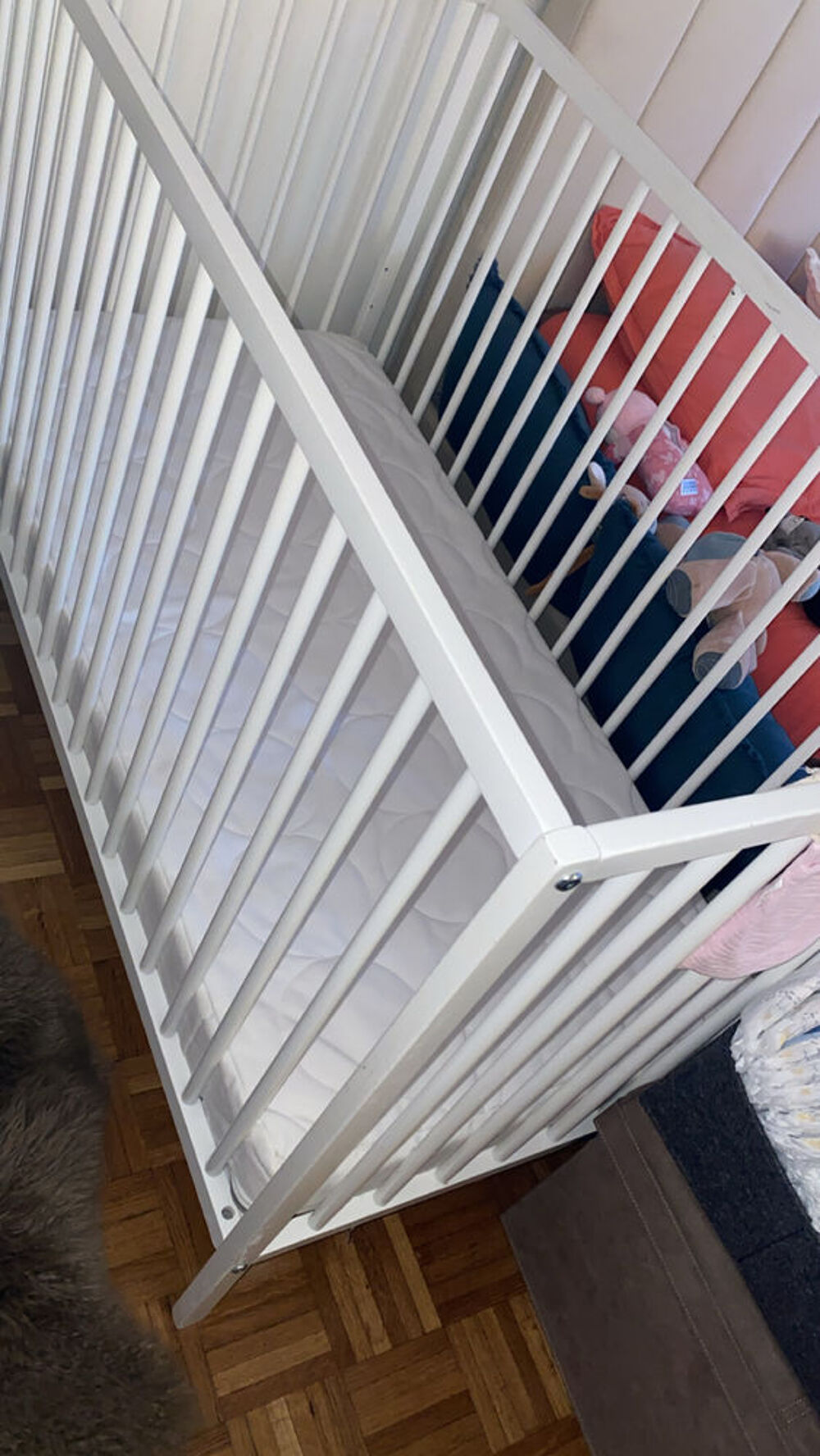 Lit barreaux + matelas 60x120 Mobilier enfants