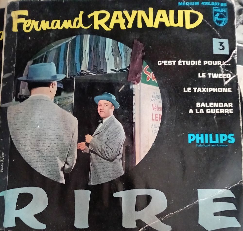  DISQUE VYNIL 33 TOURS DE FERNAND RAYNAUD /DE 1954 A 1965/11 CD et vinyles