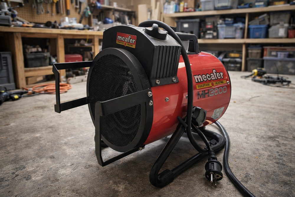 Radiateur d'atelier MECAFER MT3000 Electroménager