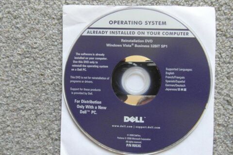 DVD rinstallation Dell windows Vista 5 Puteaux (92)