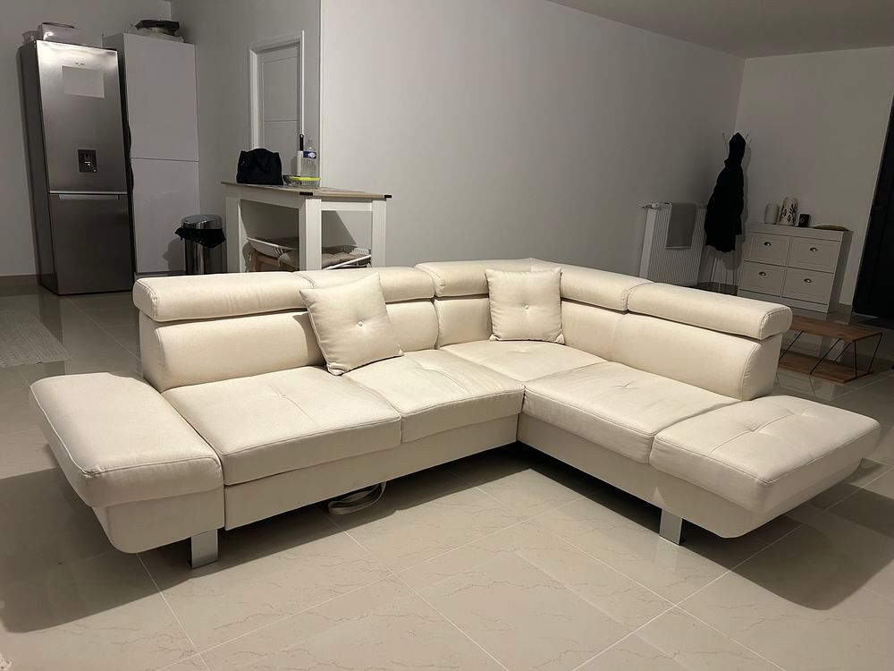 Canap&eacute; d'angle beige Meubles