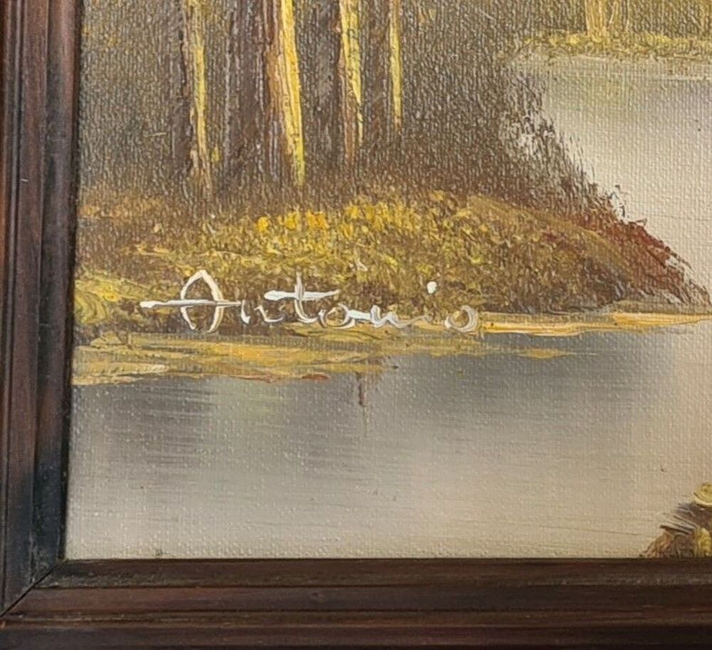 Tableau - peinture sur toile - For&ecirc;t et Montagnes Décoration