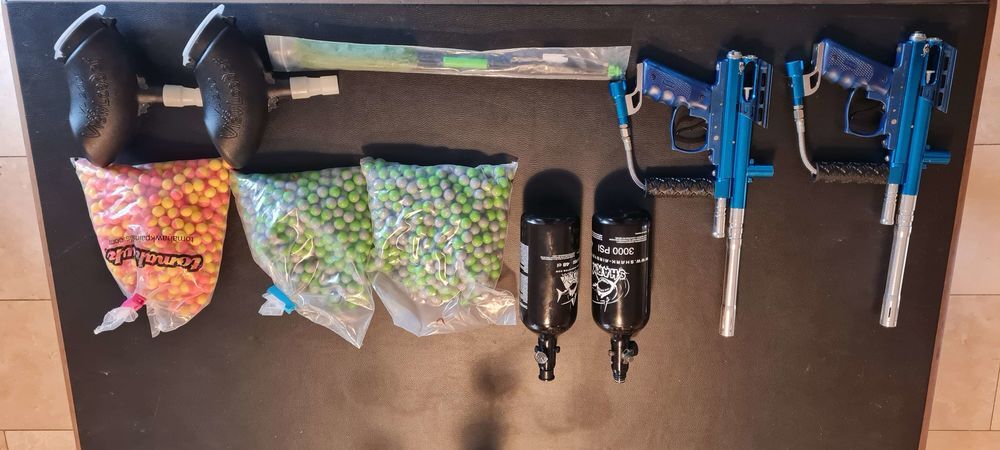 Lot De Paintball Dangerous Power - 350+ Billes - Neuf - Vendu Pour 250 (à Vérifier)