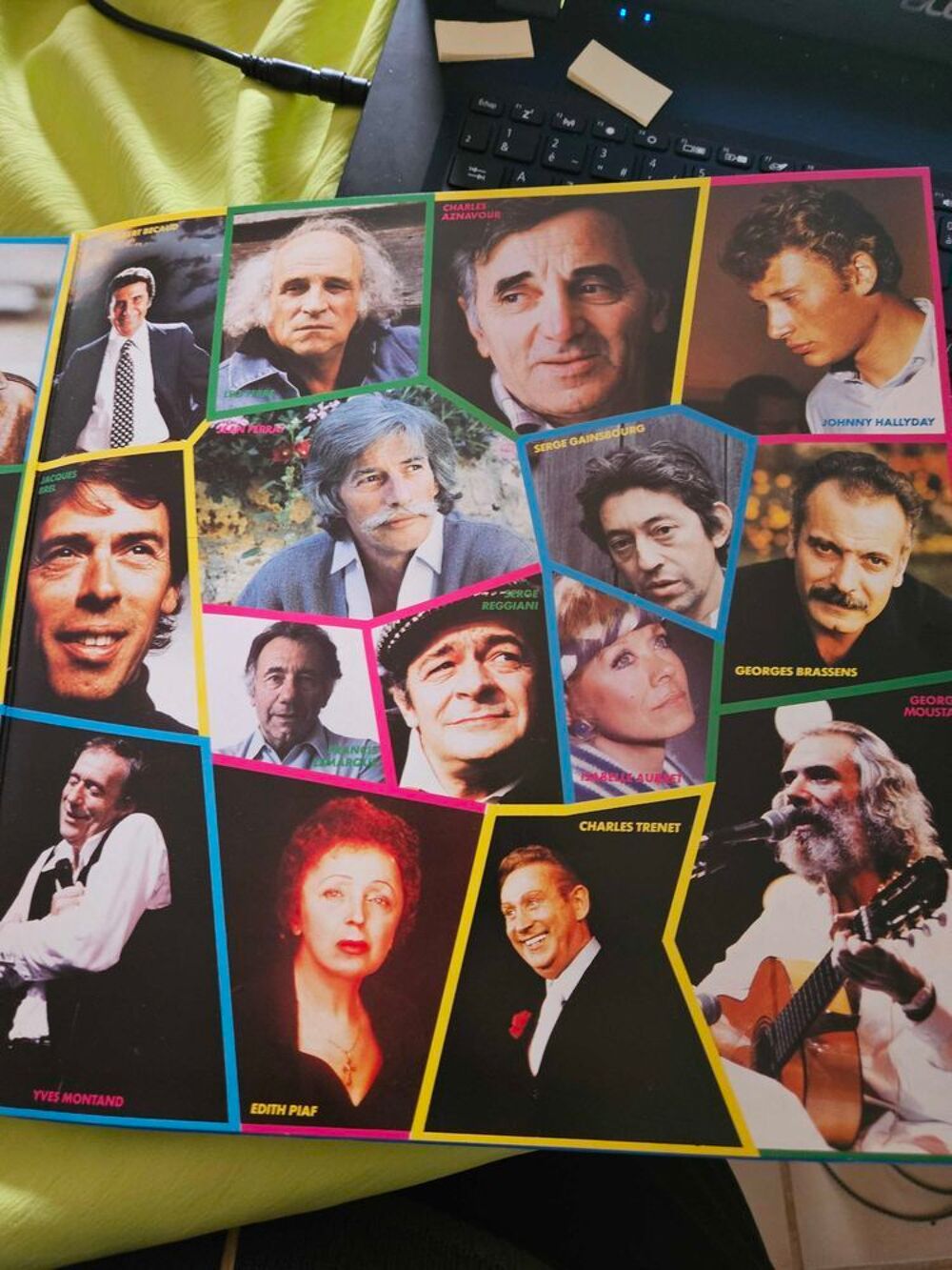 2 vinyles chansons francaises CD et vinyles