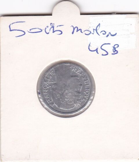 Pi�ce de 50 centimes Morlon 1945B 5 Vire (14)