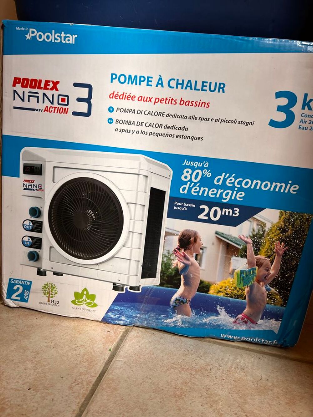 Pompe &agrave; chaleur pour bassin de 20 M3 Electroménager