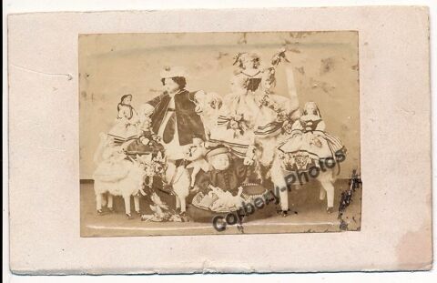 Cdv Photo Jouets d'Enfant Poupées Anciennes XIXème Doll 0 Loches (37)