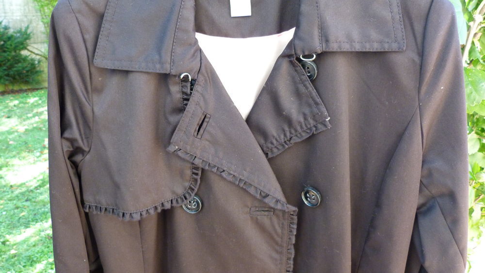 Pardessus trench noir pour femme de marque h&amp;m taille 40 Vêtements