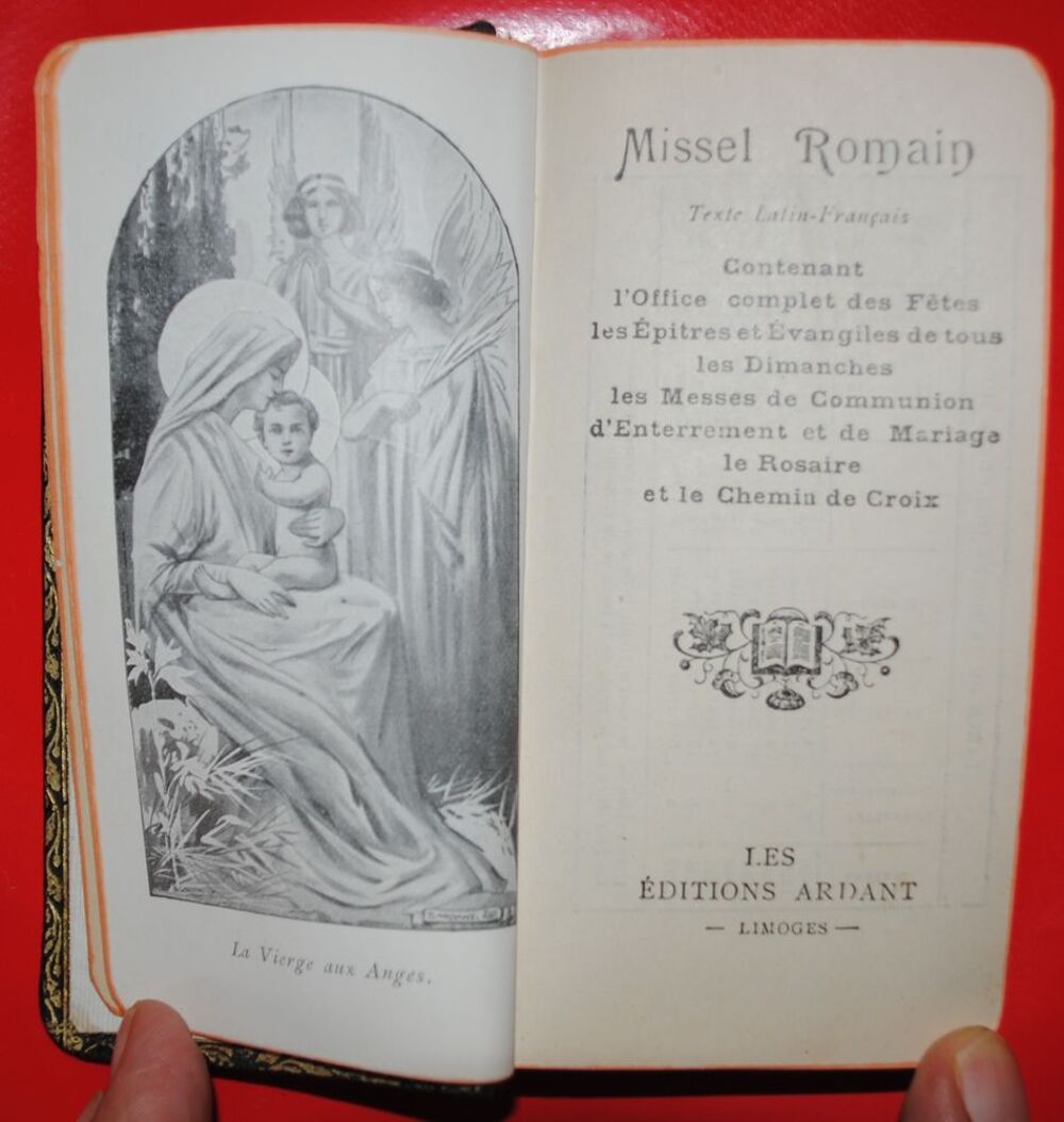 ANCIEN MISSEL ROMAIN 1931 - 140 