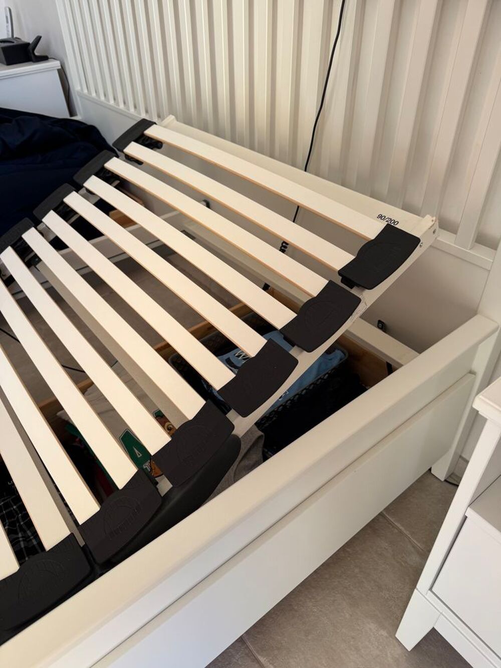 Ensemble de 2 sommiers &eacute;lectriques et 2 matelas Meubles