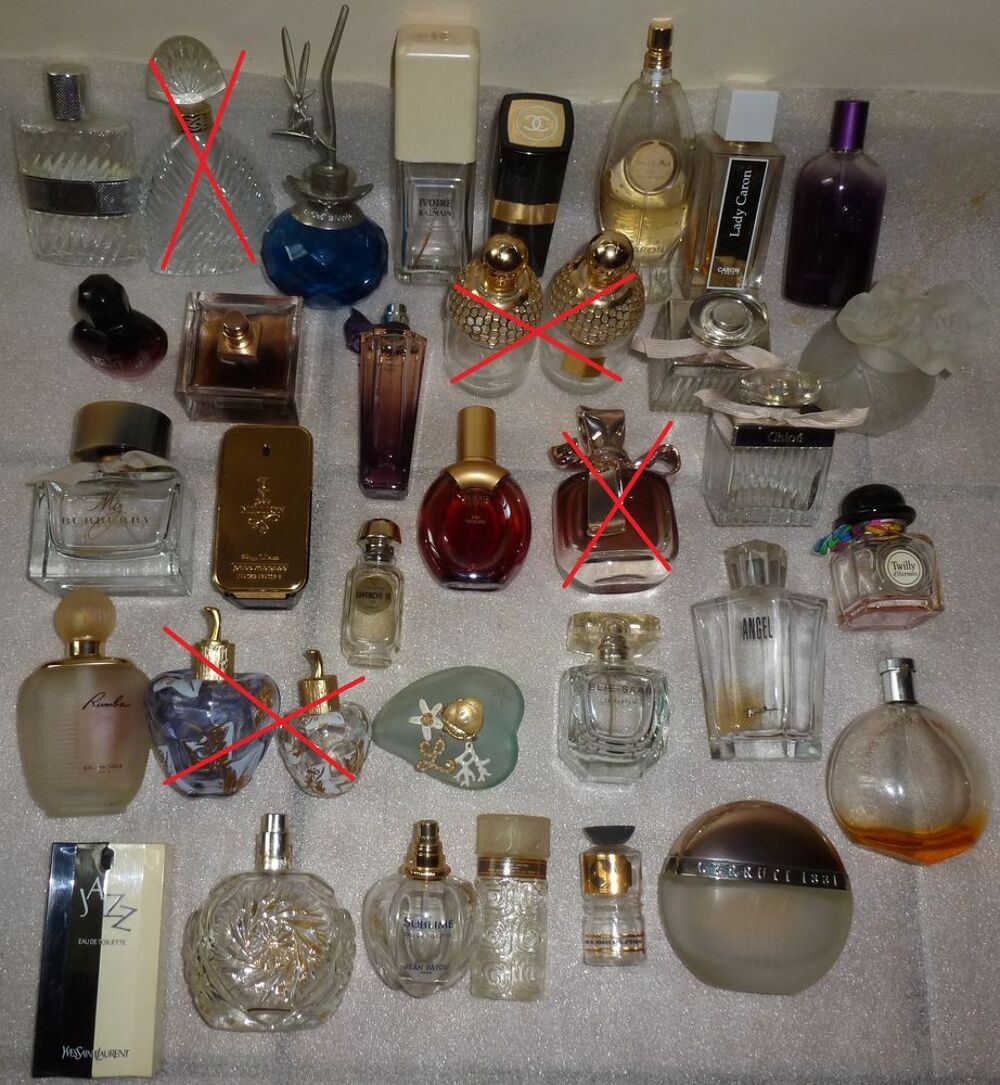 flacons parfum vides 
