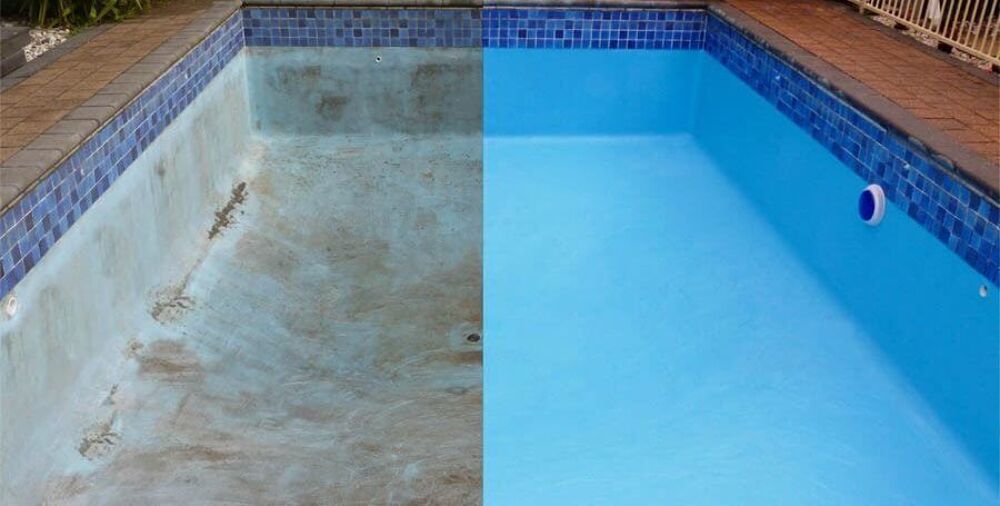 peinture bassin pot de 15 litre bleu ou blanc Bricolage