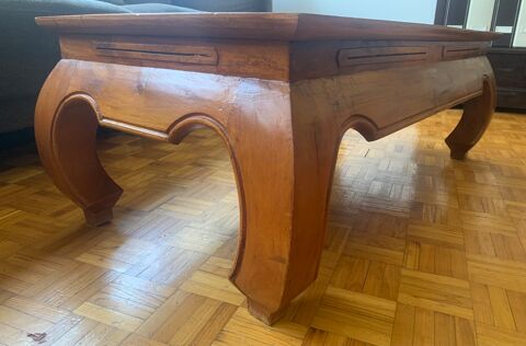 Table basse en bois massif vernis 60 Le Perreux-sur-Marne (94)