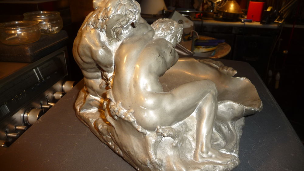 encrier &eacute;tain decauville D�coration