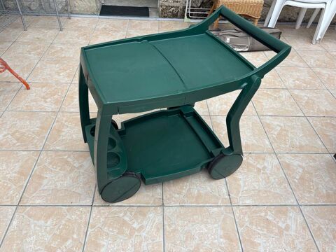 Desserte roulante de jardin / chariot barbecue - verte - 2 plateaux 35 Herblay (95)