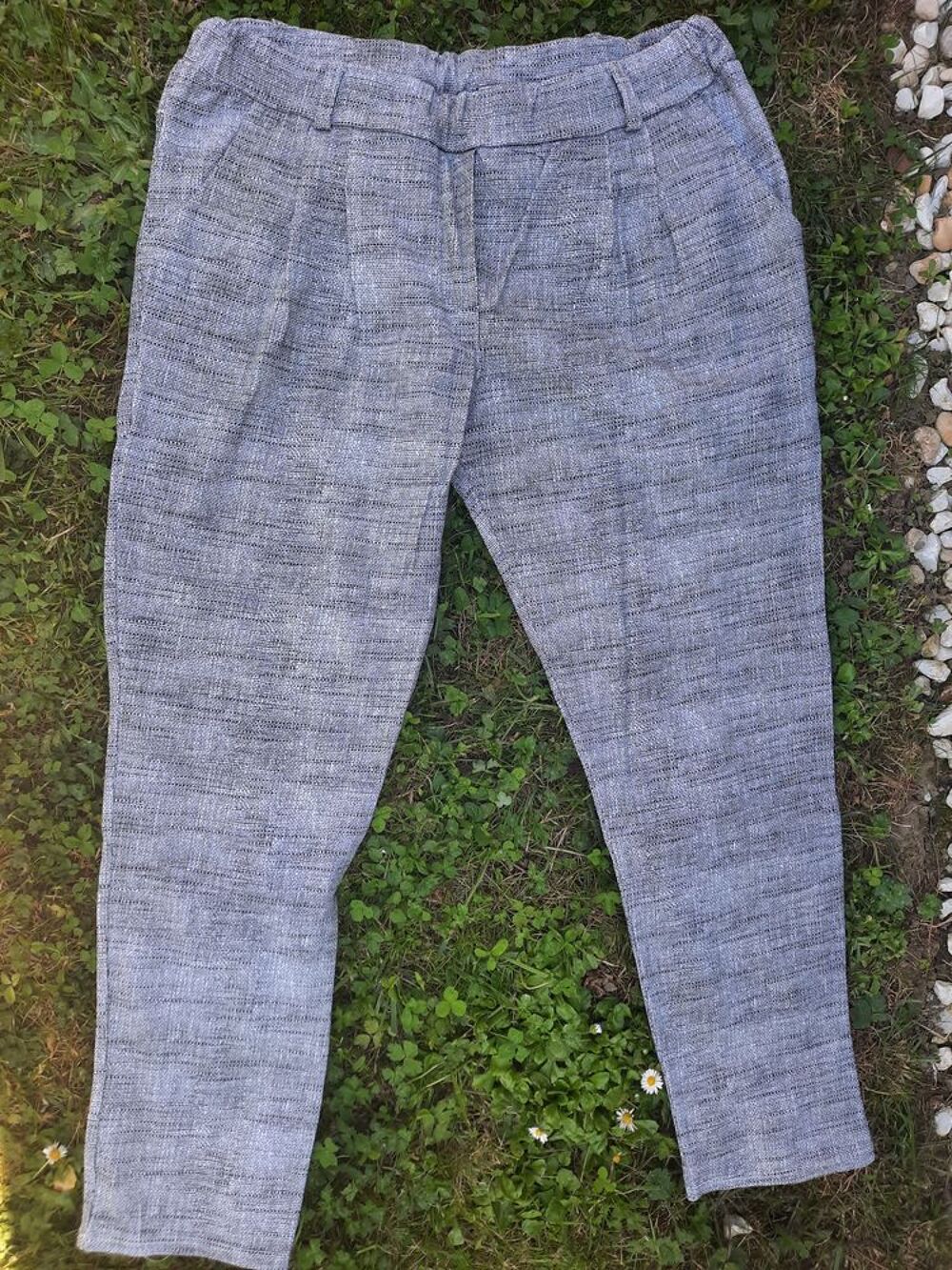 Pantalon noir et blanc Vêtements