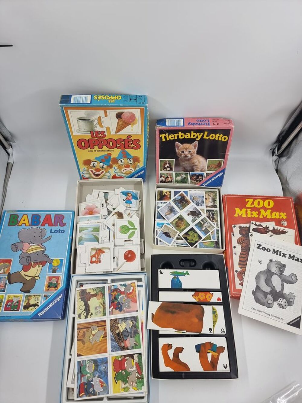 Lot de 4 jeux de soci&eacute;t&eacute; Ravensburger Jeux / jouets