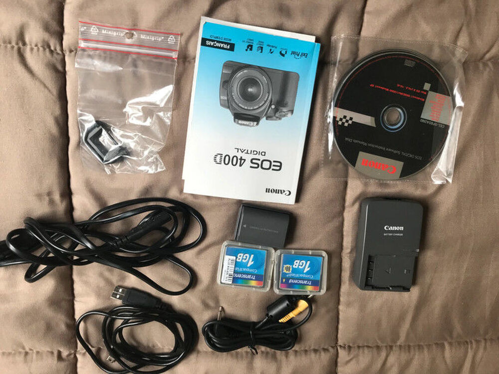 CANON Reflex EOS 400D - Noir + Canon EF-S 18-55mm f/3.5-5.6 Photos/Video/TV