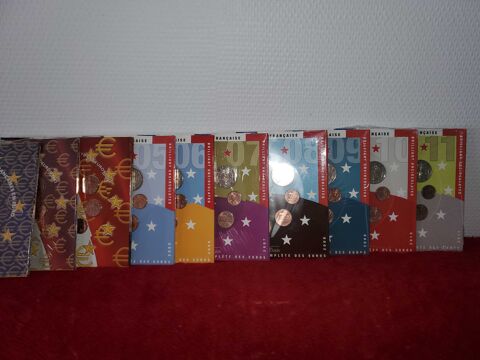 10 coffrets BU euros France de 2002   2011 300 Chtellerault (86)