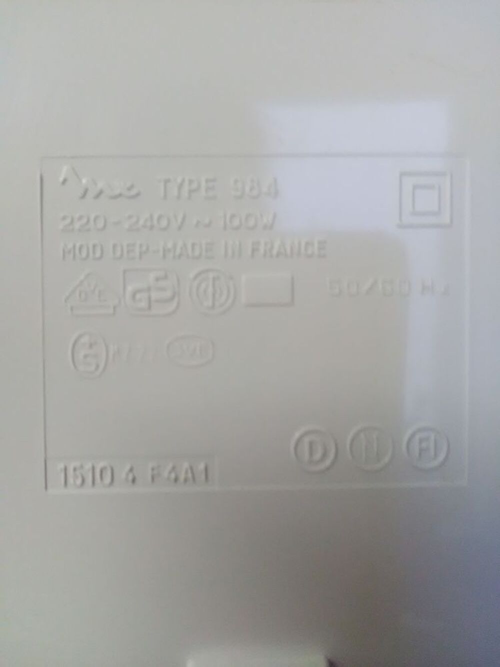 Ouvre bo&icirc;te &eacute;lectrique Moulinex Electroménager