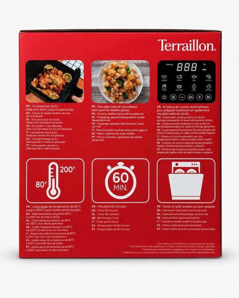 Friteuse à  air Terraillon Cook&Fry 5L neuve à  vendre 55 Charenton-le-Pont (94)