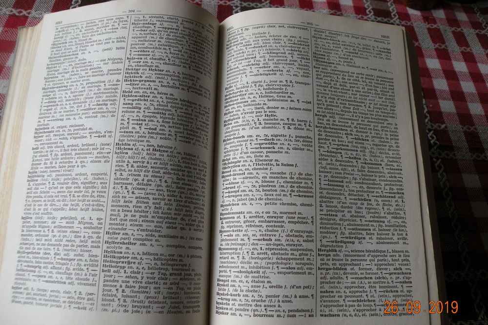 Dictionnaire Allem.-Franc / Franc-Allem. Livres et BD