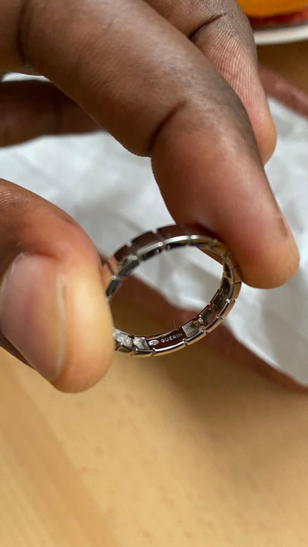 bague mixte en argent Bijoux et montres