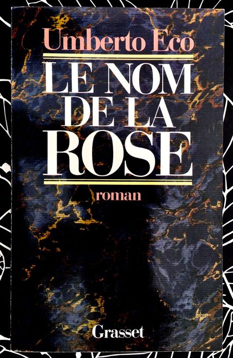 Le Nom de la rose d'Umberto Eco ; Livre de grand format,550p 5 Merville (31)