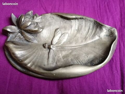 vide poche laiton bronze doré insecte fleurs libellule salon 55 Sarzeau (56)
