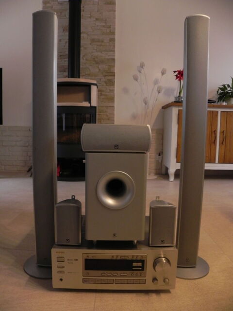 Amplificateur Tuner ONKYO TX-DS575X DTS 5.1 avec 6 enceintes 200 Hermeray (78)