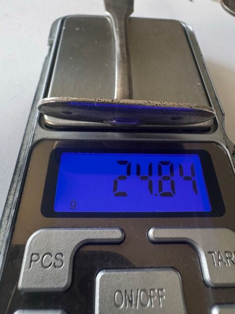 Petit racloir a nourriture pour b�b� en Argent Massif t�te Minerve 58 Rosny-sous-Bois (93)