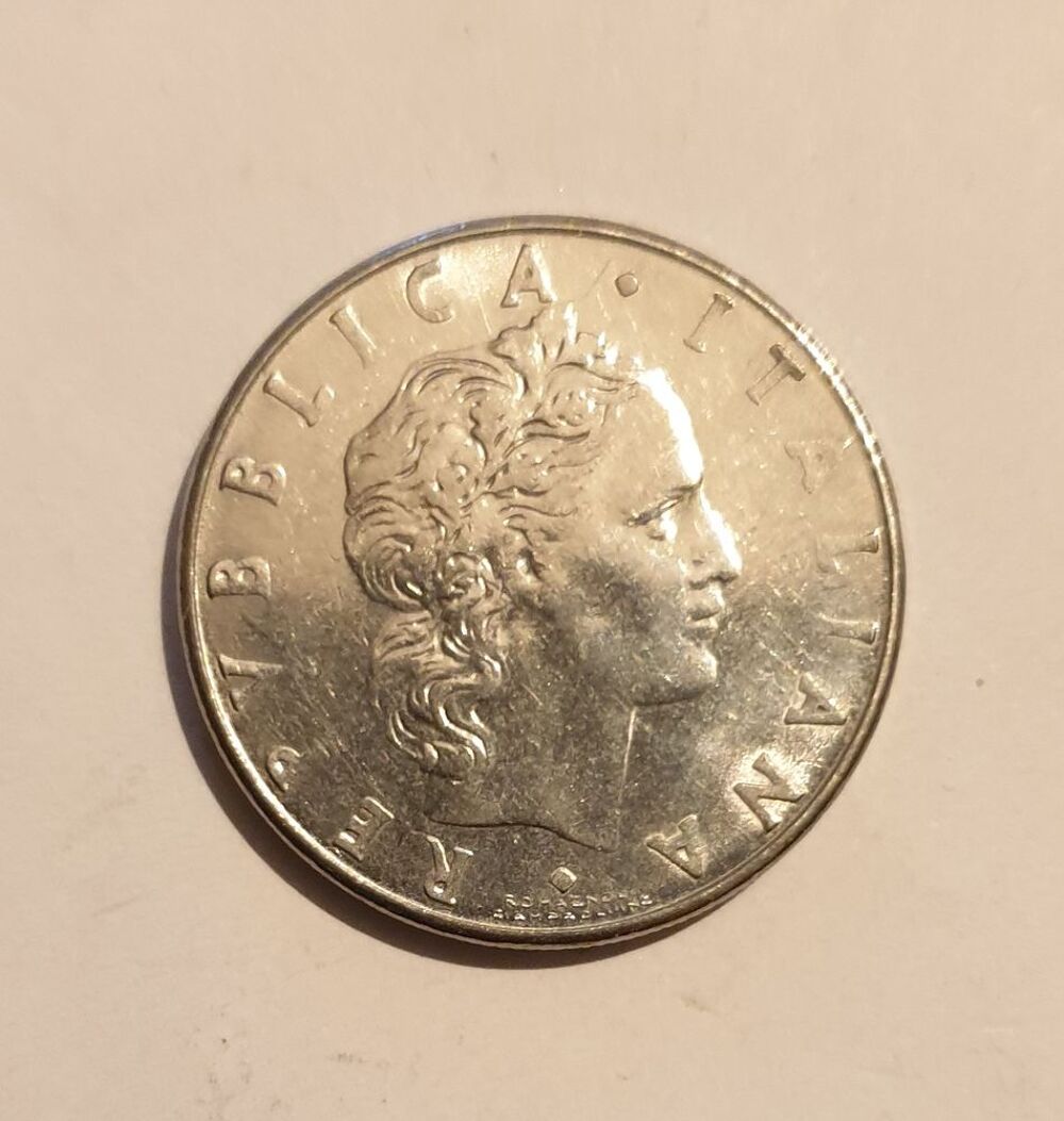 Monnaies, Italie, 50 Lire, 1978, Rome - 0.50 euro
