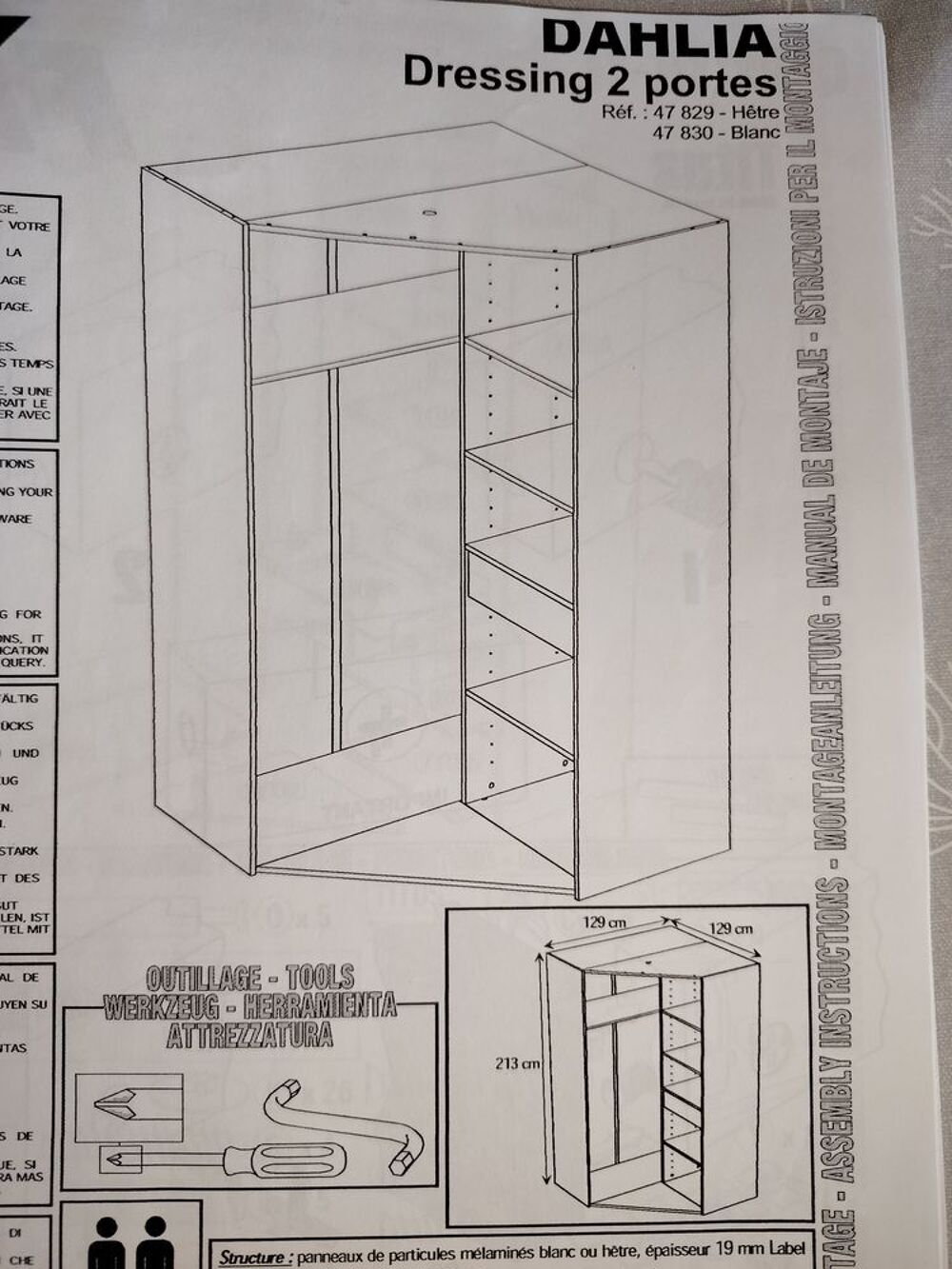 armoire d'angle Meubles