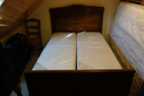 Lit double : 1 lit �lectrique  et 1  lit fixe 390 Treilli�res (44)