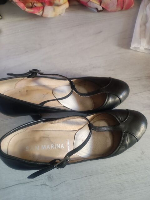 Chaussures cuir � talon pointure 39 10 Vianne (47)